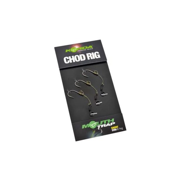 Korda Chod Rig Short Barbless Size 8 - vorgebundenes Bojlie CHOD Vorfach