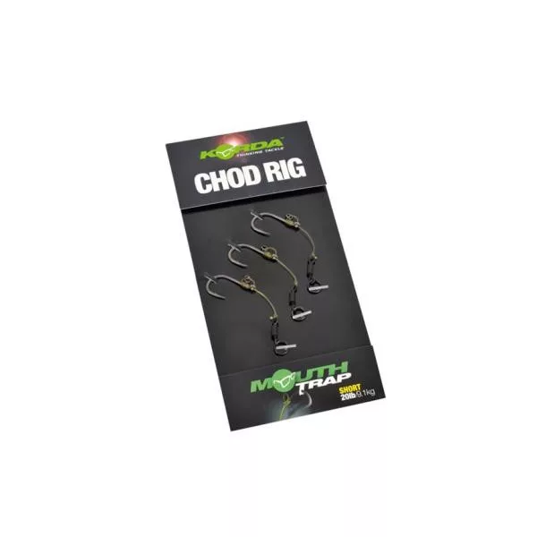 Korda Chod Rig Short Barbless Size 10 - vorgebundenes Bojlie CHOD Vorfach