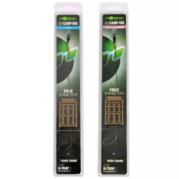 Korda N-Trap KD Rig Size 8 Kurv B 30lb - vorgebundenes Boilie-Vorfach