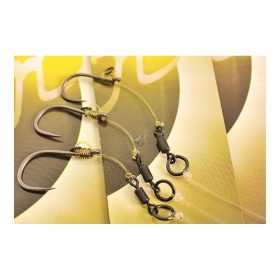   Korda Hinge Rig Größe 8 Choddy Barbless MT 25lb-IQ2 20lb - vorgebundenes Karpfenhaken-Vorfach