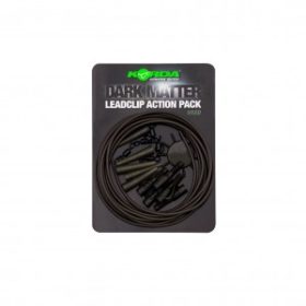 Korda Dark Matter Action Pack Weed - Bleiclip-Set