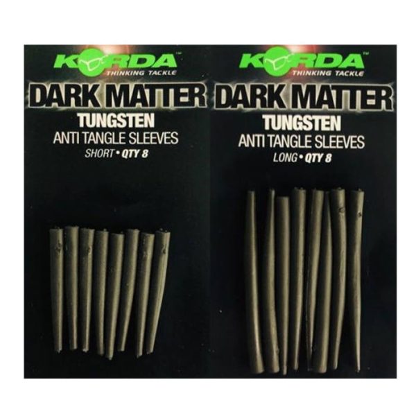 Korda Dark Matter Tungsten Anti Tangle Sleeve Short - Verwicklungs-Schutzhülse