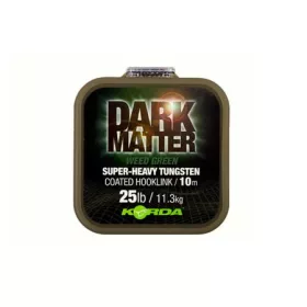 Korda Dark Matter Tungsten Coated Braid Grün 25 lb 10m