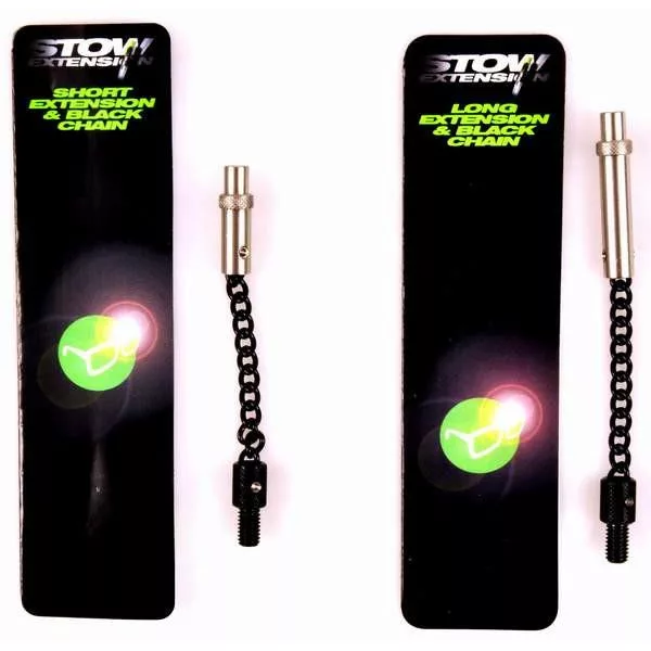 Korda Black Stainless Chain with Adaptor Lang