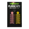 Korda Floss Caps Pink/Yellow - Boilie Stopper