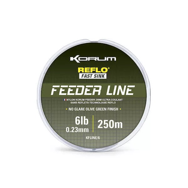 Korum Feeder Line 6lb 0.23mm Hauptschnur