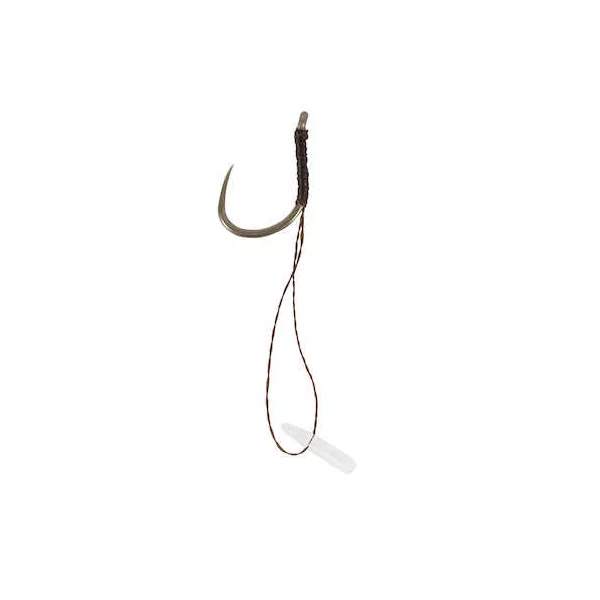 Korum Hook Hairs With Quickstops Size 6 Monofil vorgebundenes Vorfach