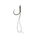 Korum Hook Hairs With Quickstops Size 8 Monofil vorgebundenes Vorfach
