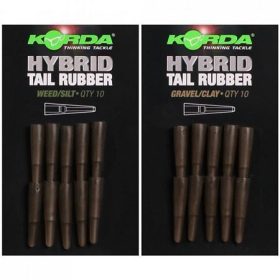  Korda Hybrid Tail Rubber Weed/Silt - Gummihülse für Bleiclip