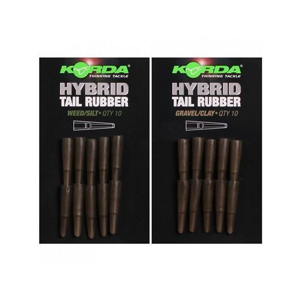 Korda Hybrid Tail Rubber Weed/Silt - Gummihülse für Bleiclip