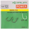Korum Xpert Power - Barbless (Größe 12) Feederhaken