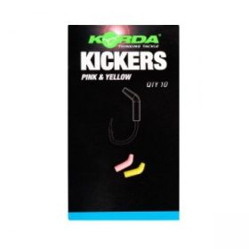 Korda Yellow / Pink Kickers Large - Haken-Aligner