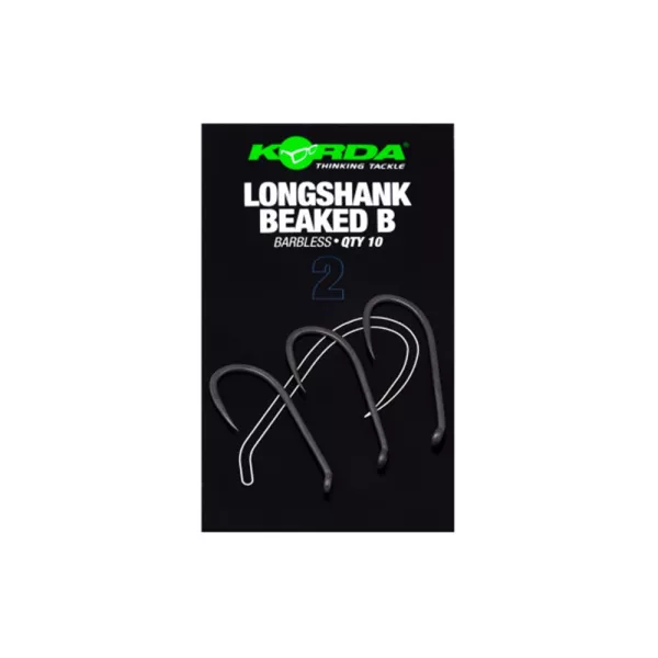 Korda Longshank Beaked 4 Öhrhaken, Widerhakenloser Boilihaken 10Stk