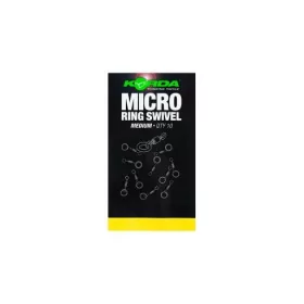 Korda Micro Rig Ring Swivel Medium - Micro-Wirbel