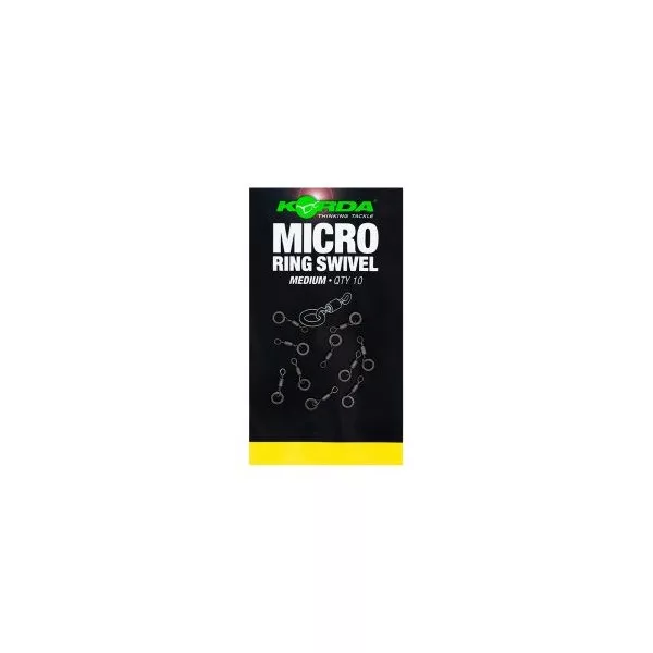 Korda Micro Rig Ring Swivel Medium - Micro-Wirbel