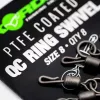 Korda PTFE QC Ring Swivel Size 8 Wirbel 8 Stk
