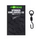 Korda Spinner Ring Swivel XX 11 Wirbel 10 St.