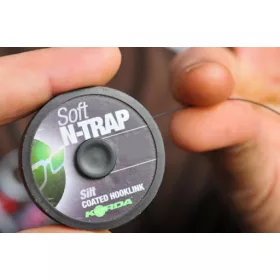 Korda N-Trap Semi Stiff 20lb Silt - Boilie-Vorfachschnur