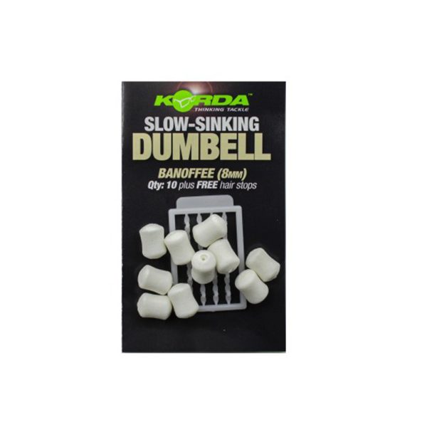 Korda Slow Sinking Dumbell Banoffee Köder-Imitation 8mm 10 Stk.