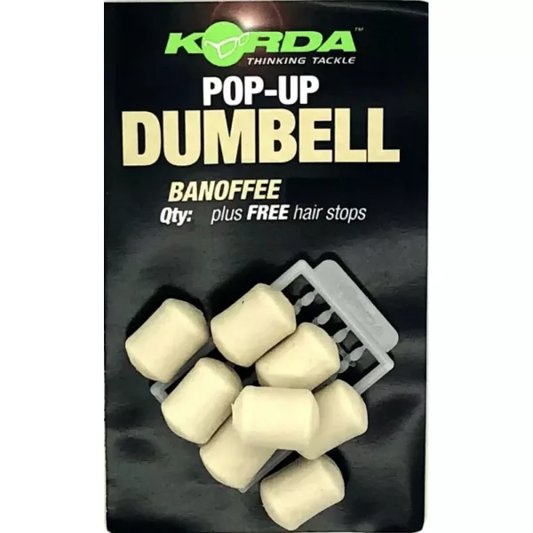 Korda Pop-up Dumbell Banoffee (12mm) - 8 Stk. - Köderimitation
