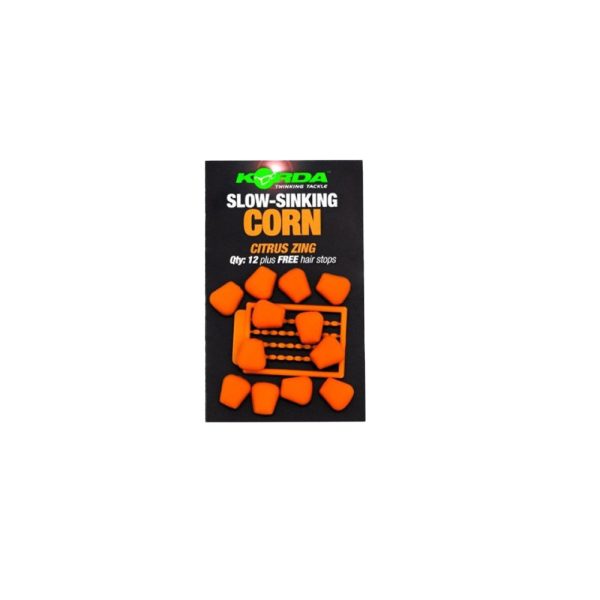 Korda Slow Sinking Corn Citrus Zing Orange Gummimais