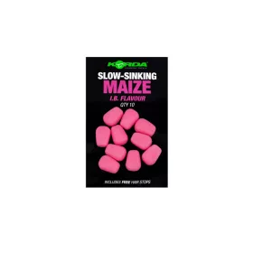 Korda Rosa Langsam sinkender Gummimais 10 Stück