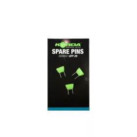   Korda 20x Doppelnadeln für Rig Safes Dupla Horogrögzítő Tű Előketartóhoz