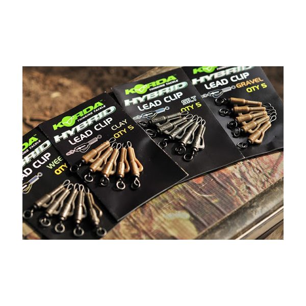 Korda QC Hybrid Lead Clip Gravel/ Clay - Bleiklemme