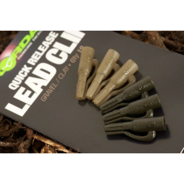Korda Quick Release Clip Clay / Gravel - Bleiklemme