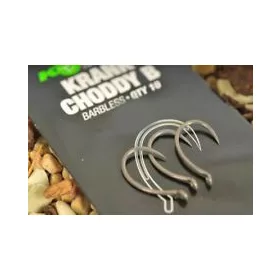   Korda Krank Chod Barbless 6 Öhr, Widerhakenloser Haken 10Stk