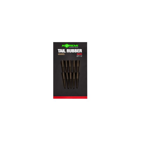 Korda Tail Rubber Nano Gravel Gummikonus 10 Stk.