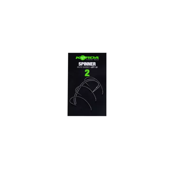 Korda Spinner Hook Size 2 Micro Barbed Haken Micro Widerhaken