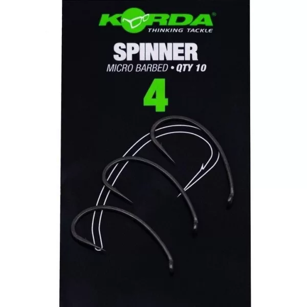 Korda Spinner Größe 4 Widerhaken Haken