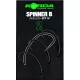 Korda Spinner B Hook 2 Öhrhaken, Widerhakenloser Boilie-Haken 10 Stk.