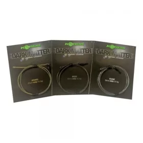   Korda Dark Matter Leader QC Swivel Gravel Vorgebundenes Karpfen Rig 50cm