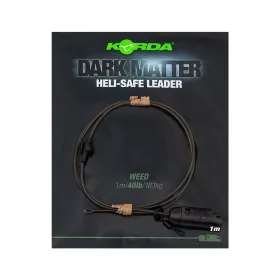   Korda Dark Matter Leader Heli Safe Weed 40lb Vorgebundenes Boilie-Rig