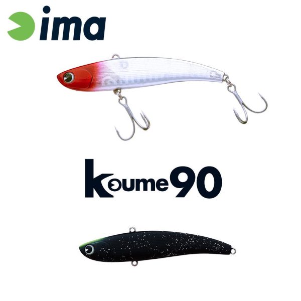 Ima Koume Vibration 90 9cm 20gr 119 Matt Night Black Wobbler