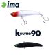 Ima Koume Vibration 90 9cm 20gr 119 Matt Night Black Wobbler