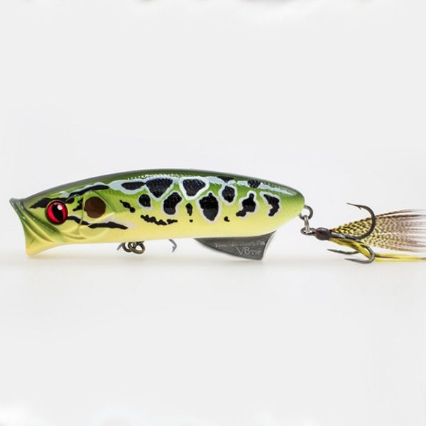 LUREFANS V8 - Popper 12g/80mm, Farbcode 15 Wobbler