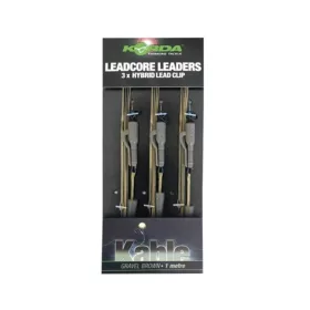   Korda Leadcore Hybrid Lead Clip Gravel Vorgebundene Boilie-Montage 3 Stk.
