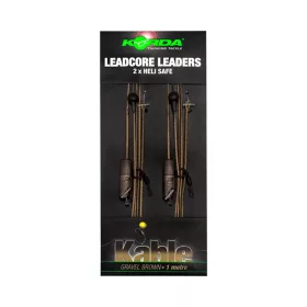   Korda Leadcore Heli Safe Gravel 1,00m Vorgebundenes Leadcore Rig 2 Stk.