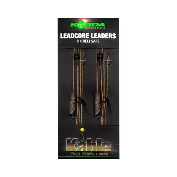 Korda Leadcore Heli Safe Gravel 1,00m Vorgebundenes Leadcore Rig 2 Stk.