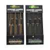 Korda Leadcore Ring Swivel Weed/Silt Vorgebundene Boilie-Montage 3 Stk.