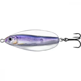   Livetarget Erratic Shiner Löffel Silber/Violett 11gr 5,5cm Taumelnder Blinker