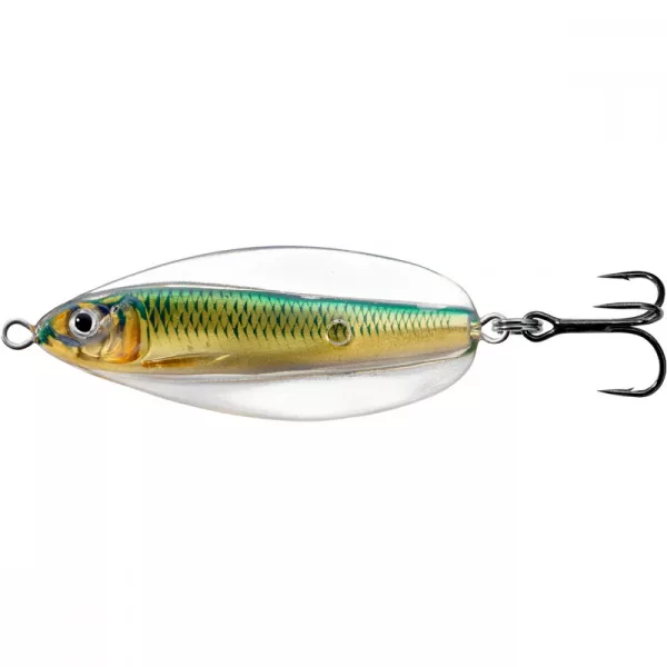 Livetarget Erratic Shiner Löffel Gold/Grün 14gr 6cm Taumelnder Blinker
