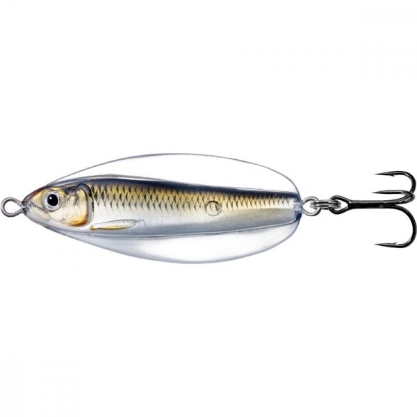 Livetarget Erratic Shiner Löffel Silber/Bronze 21gr 7cm Taumelnder Blinker