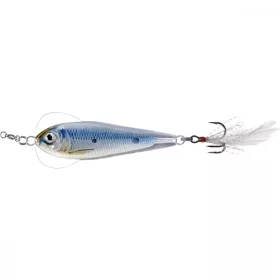   Livetarget Flutter Shad Jigging Spoon Silber/Blau 11gr 5cm Taumelblinker