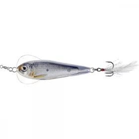   Livetarget Flutter Shad Jigging Spoon Silber/Schwarz 11gr 5cm Taumelblinker