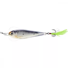   Livetarget Flutter Shad Jigging Löffel Glow/Schwarz 14gr 5,5cm Taumelnder Blinker