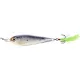 Livetarget Flutter Shad Jigging Löffel Glow/Schwarz 14gr 5,5cm Taumelnder Blinker